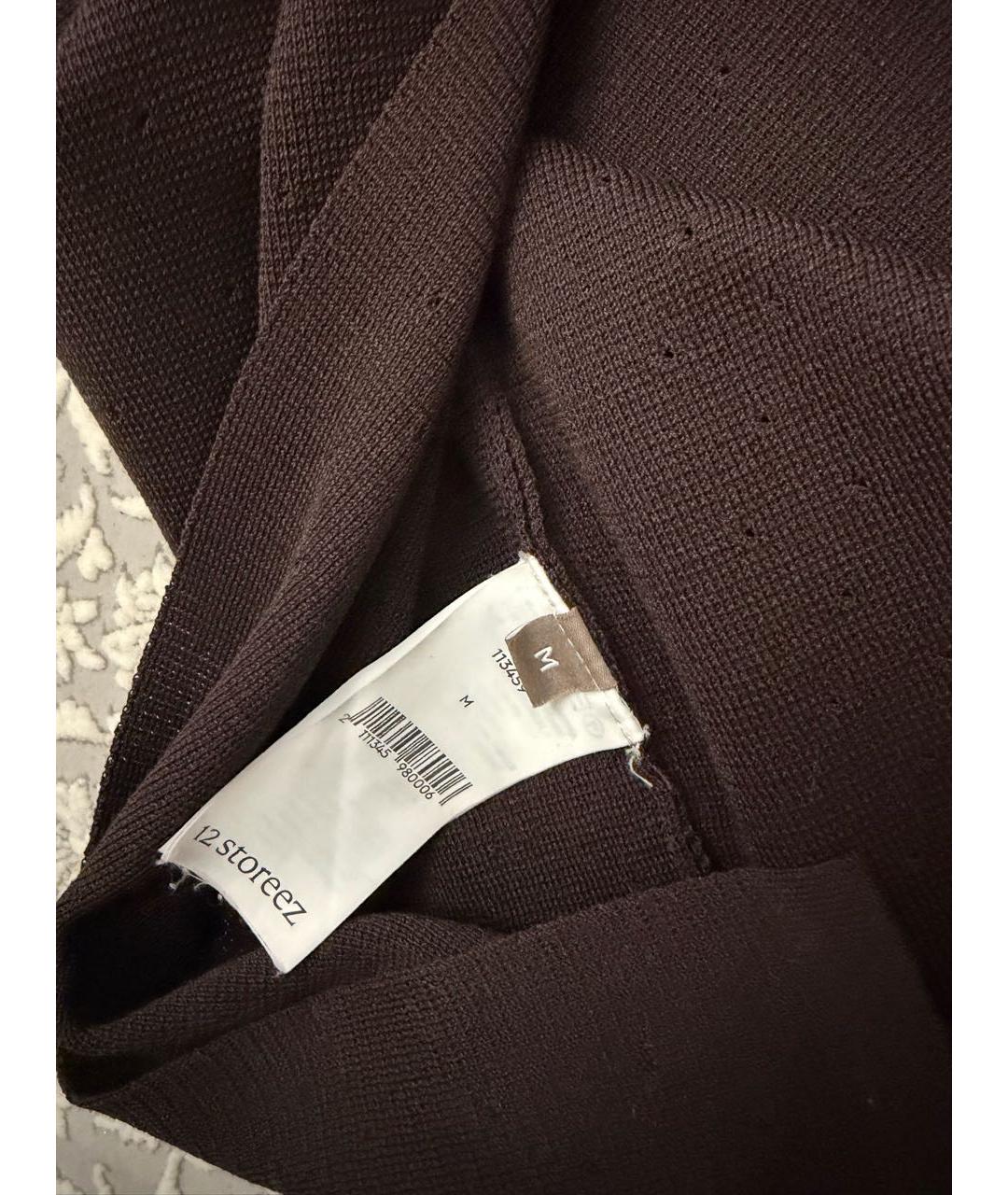 12 STOREEZ Коричневый костюм с юбками, фото 4