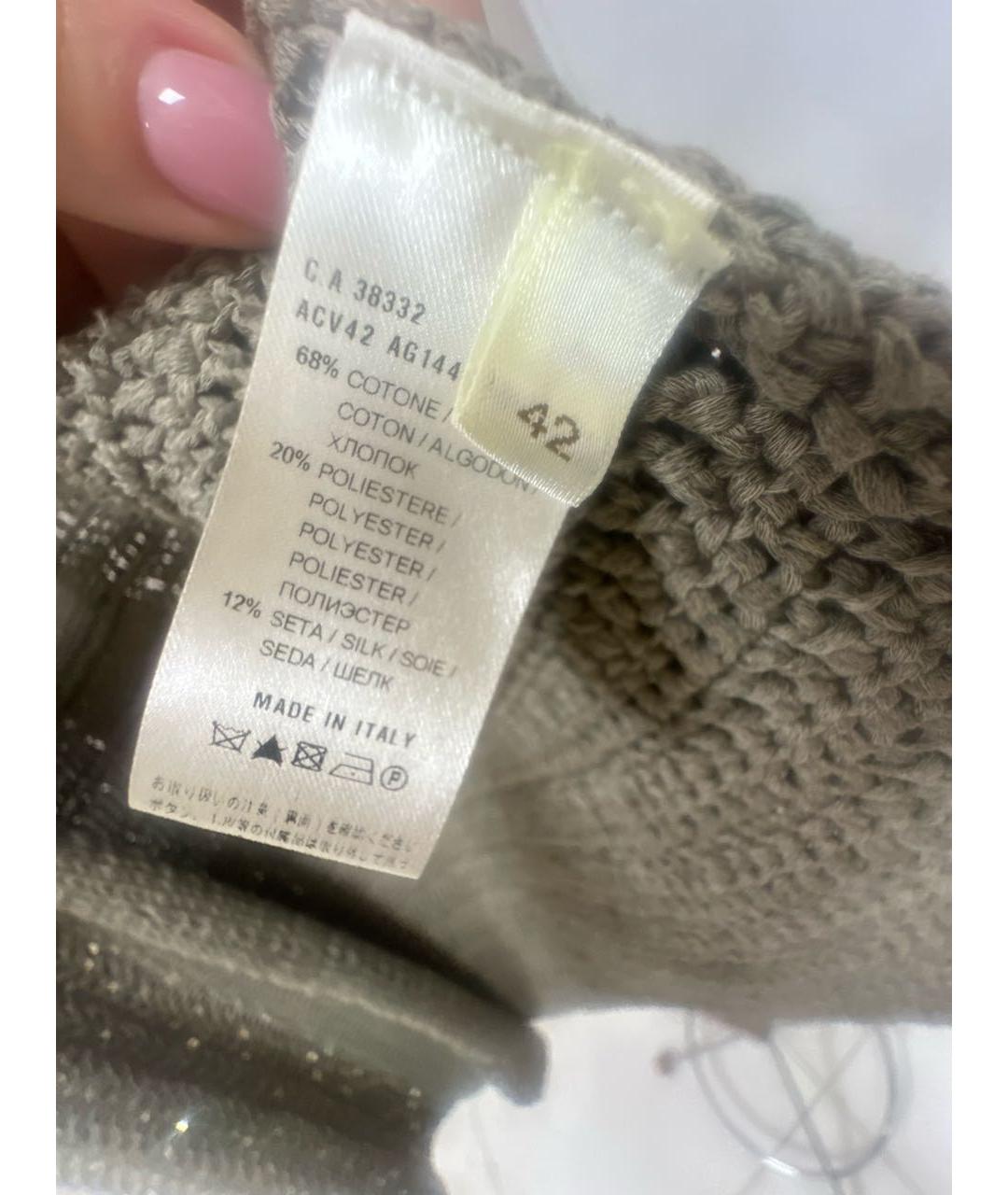 AGNONA Зеленая хлопковая жилетка, фото 5