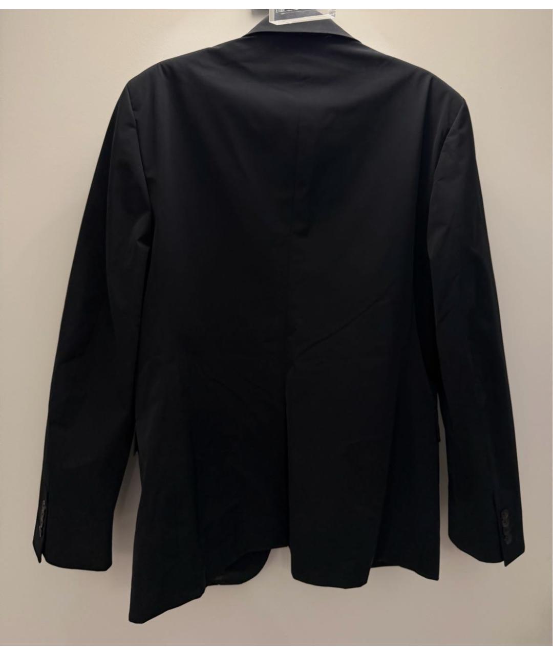 PRADA Черный шерстяной пиджак, фото 2