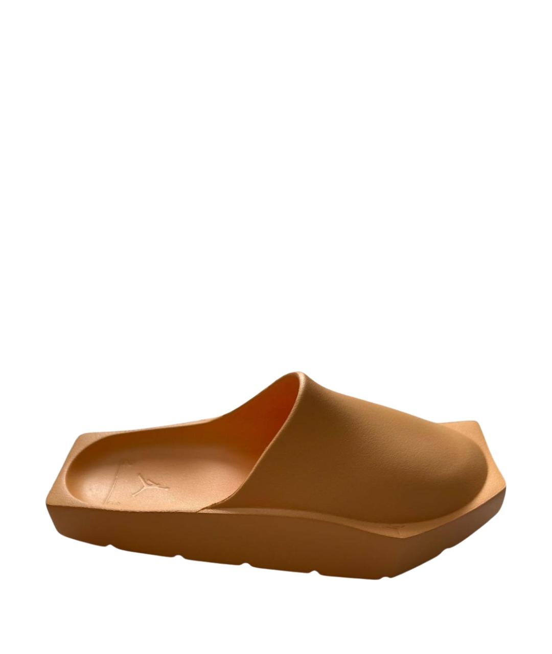 NIKE Оранжевое резиновые шлепанцы, фото 1