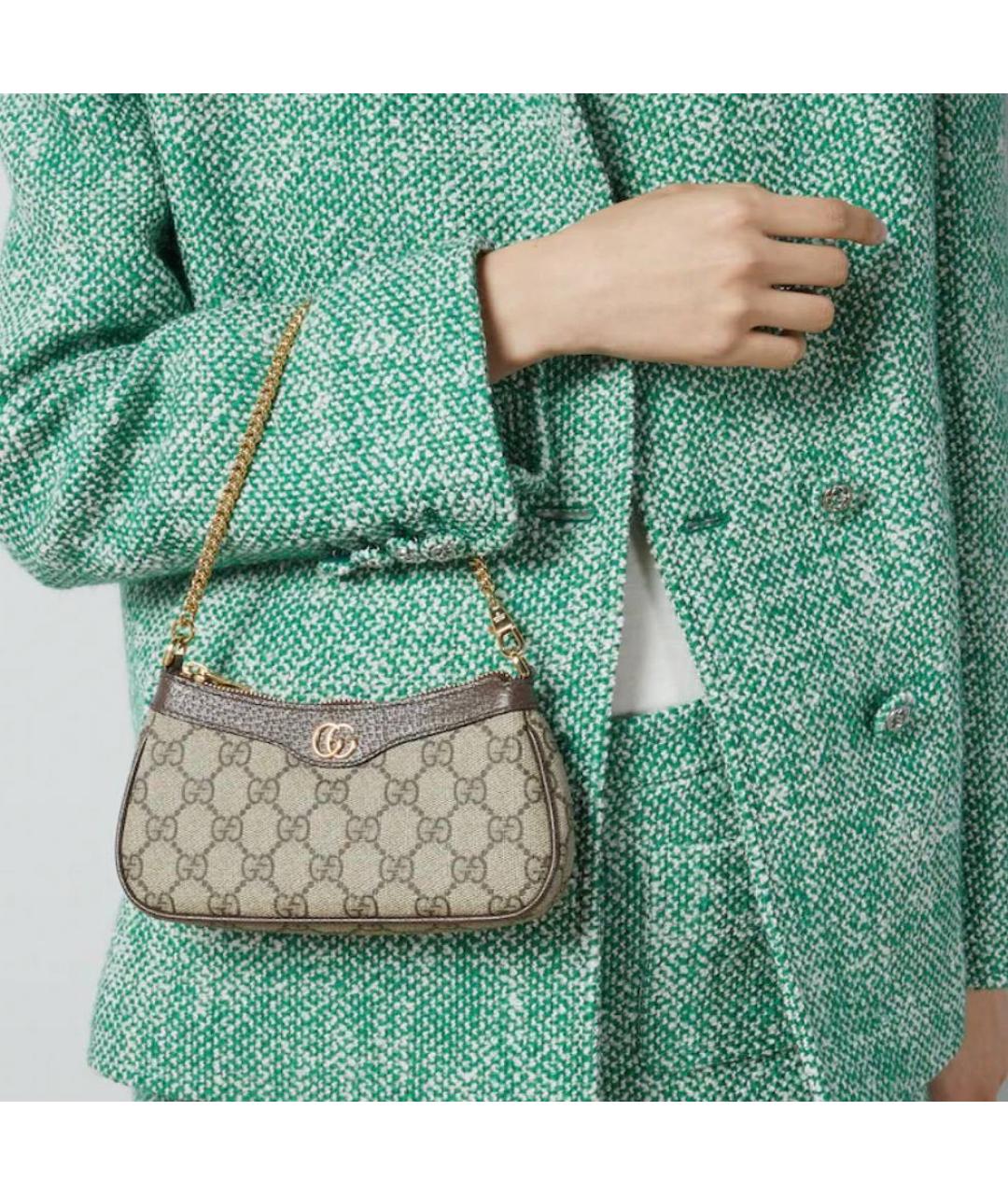 GUCCI Бежевая сумка через плечо, фото 4