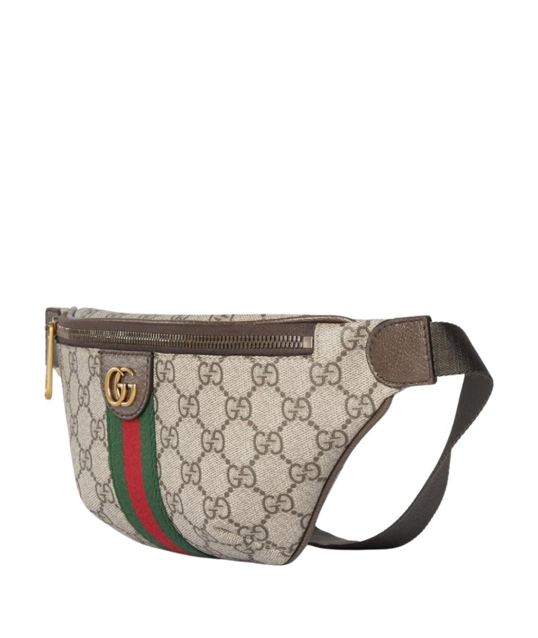 GUCCI Мульти тканевая поясная сумка, фото 3