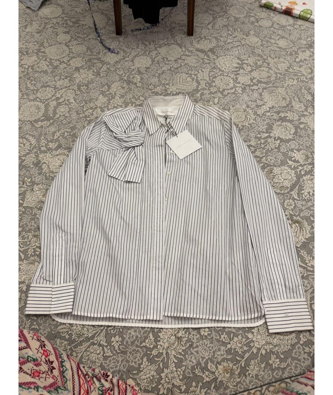 VICTORIA BECKHAM Белая хлопковая рубашка, фото 5