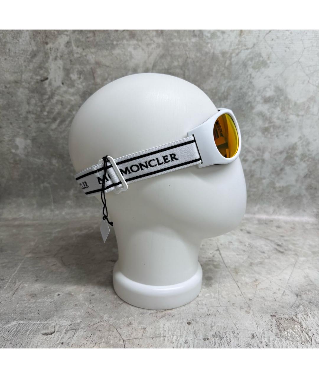 MONCLER Белые солнцезащитные очки, фото 2