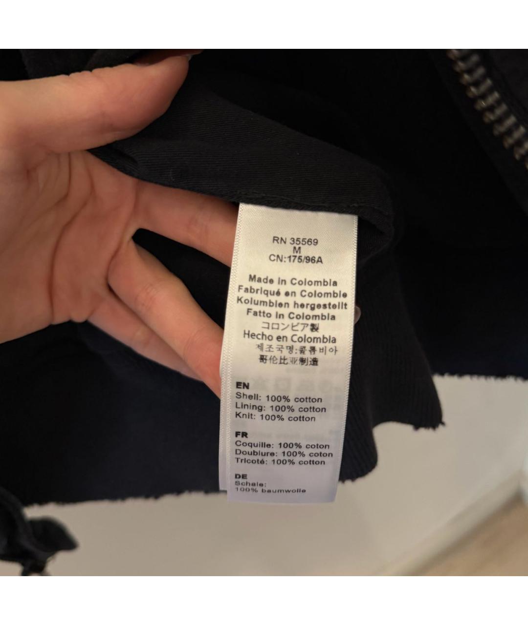 ALPHA INDUSTRIES Черная хлопковая куртка, фото 5