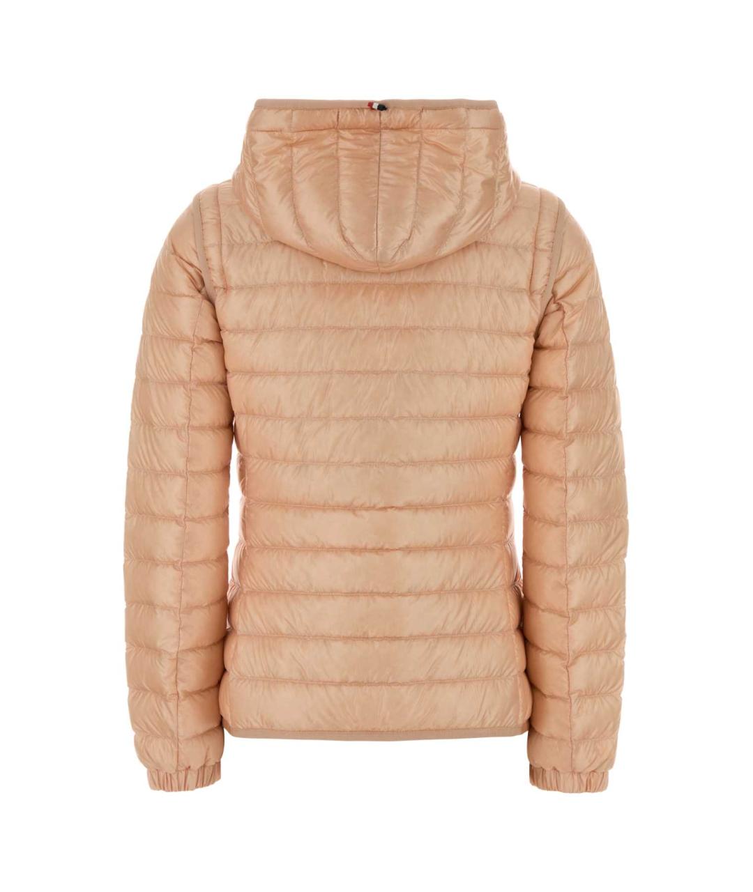 MONCLER GRENOBLE Розовый полиамидовый пуховик, фото 2