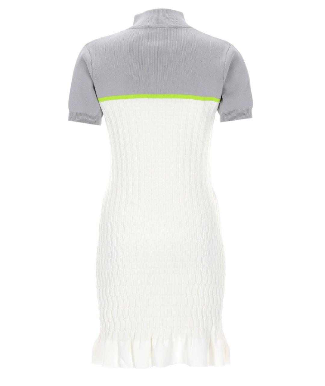 CASABLANCA Белое вискозное повседневное платье, фото 2