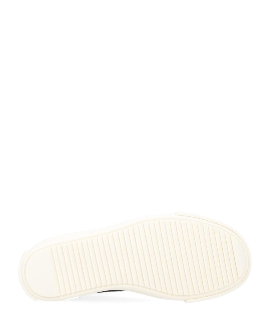 RICK OWENS DRKSHDW Черные текстильные низкие кроссовки / кеды, фото 6