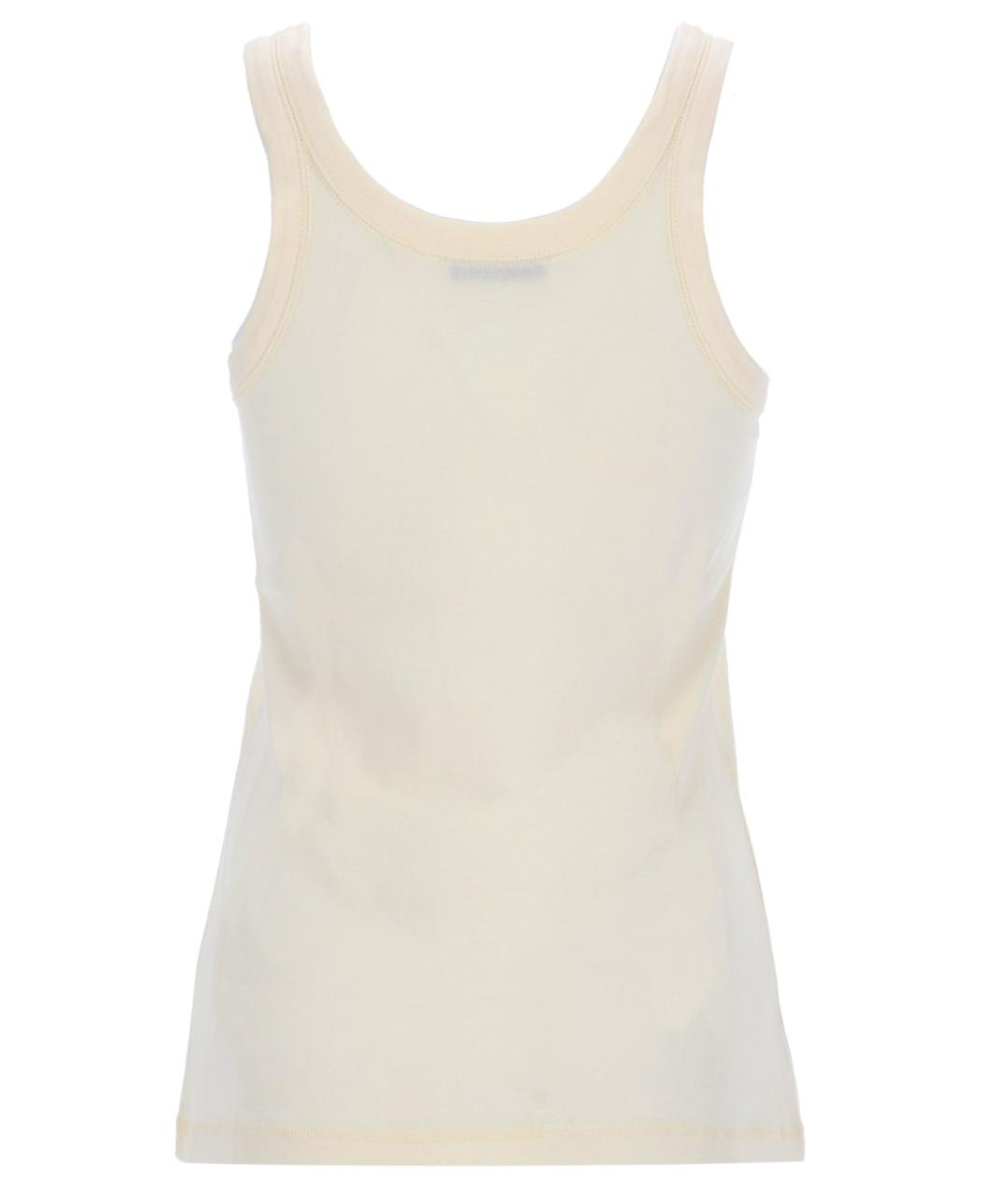 LEMAIRE Белая хлопковая майка, фото 2