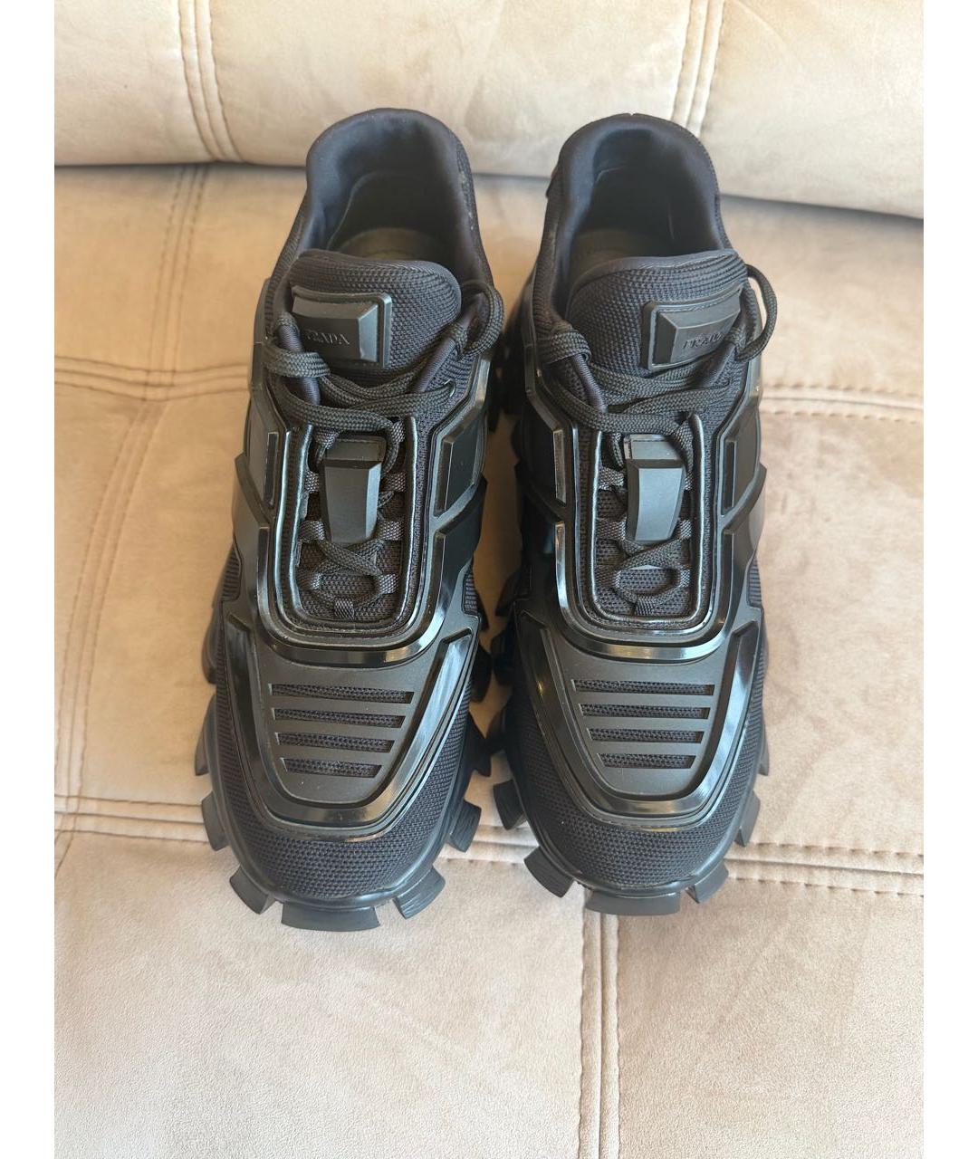 PRADA Черные кроссовки, фото 3