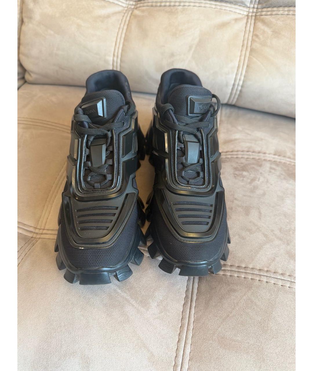 PRADA Черные кроссовки, фото 2