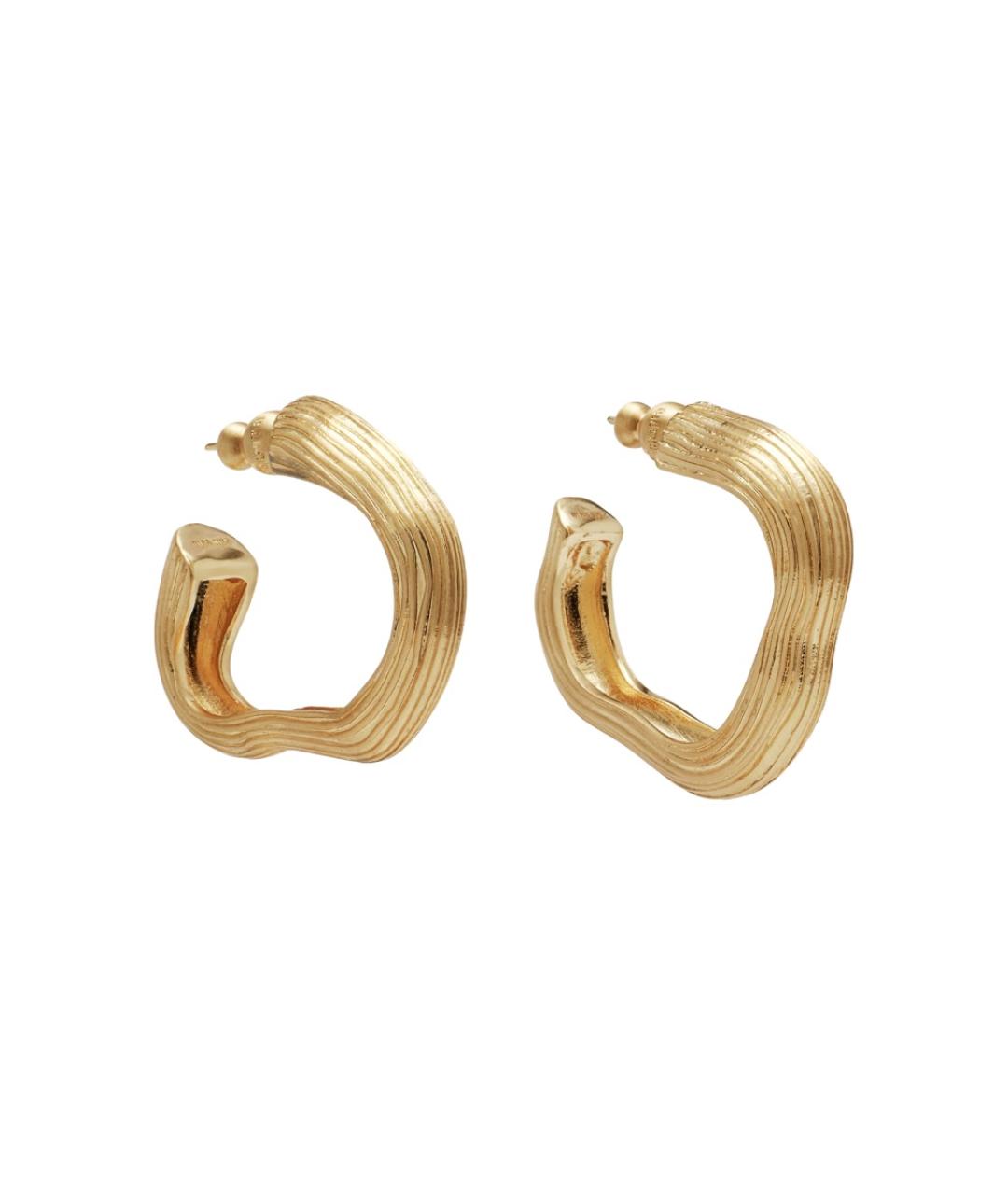 CULT GAIA Золотые металлические серьги, фото 2