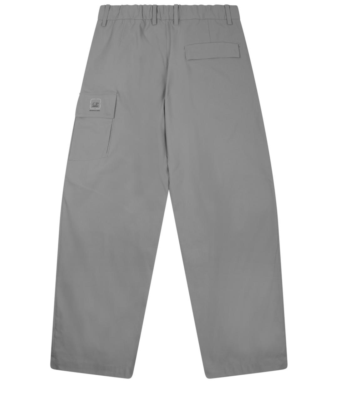 CP COMPANY Серые полиэстеровые повседневные брюки, фото 2