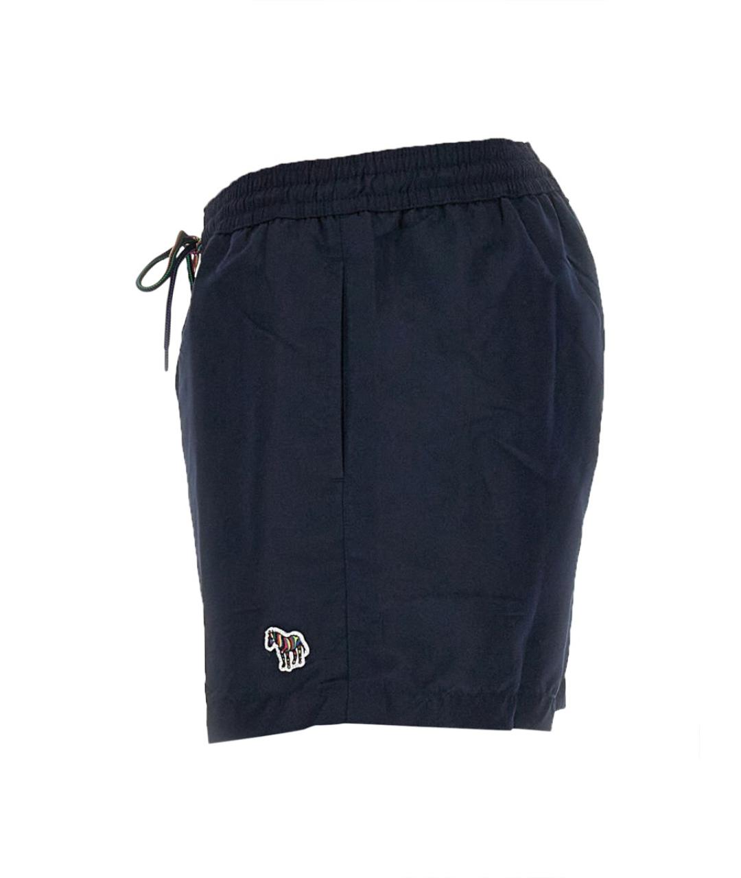 PAUL SMITH Синие полиэстеровые шорты, фото 3