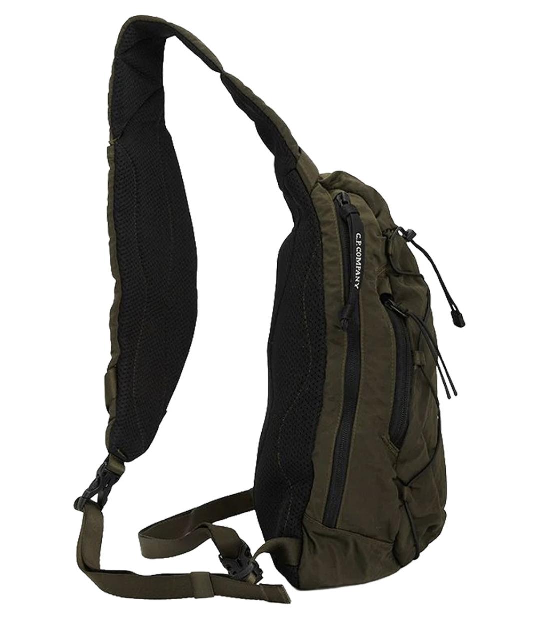 CP COMPANY Зеленый тканевый рюкзак, фото 3