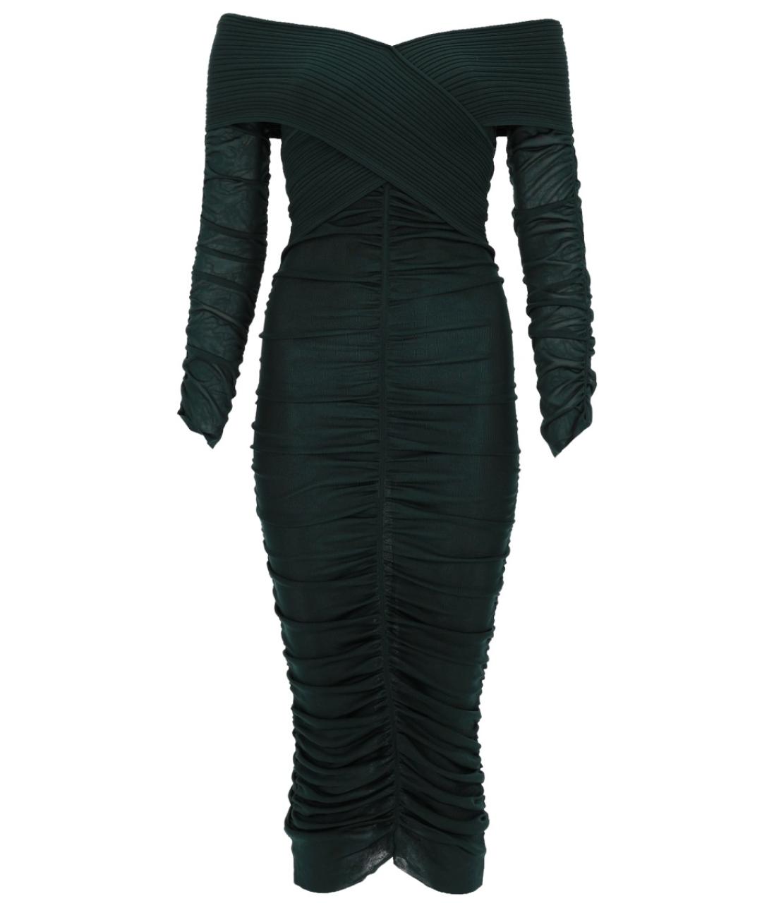 SELF-PORTRAIT Зеленые полиамидовое коктейльное платье, фото 1