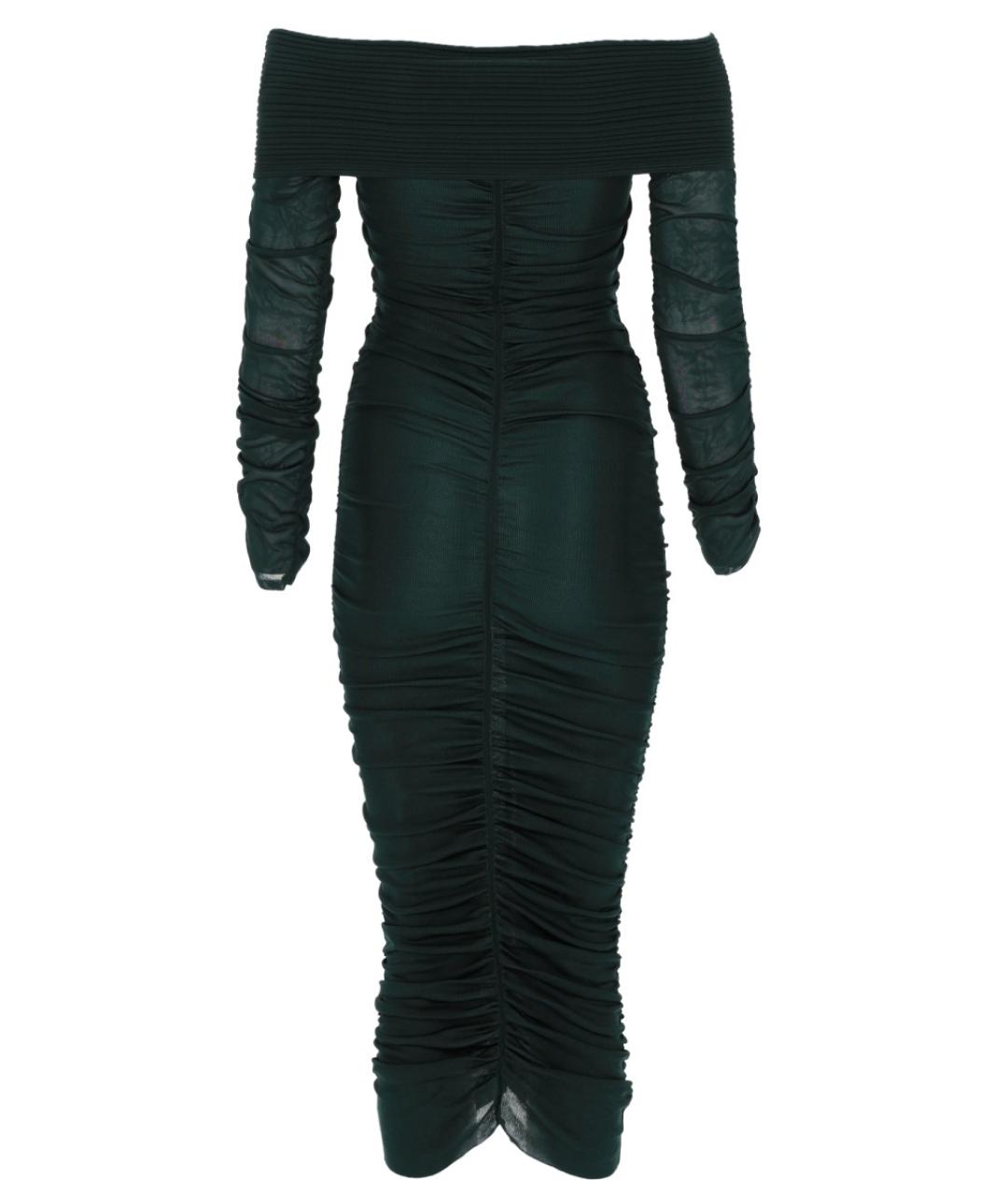 SELF-PORTRAIT Зеленые полиамидовое коктейльное платье, фото 2