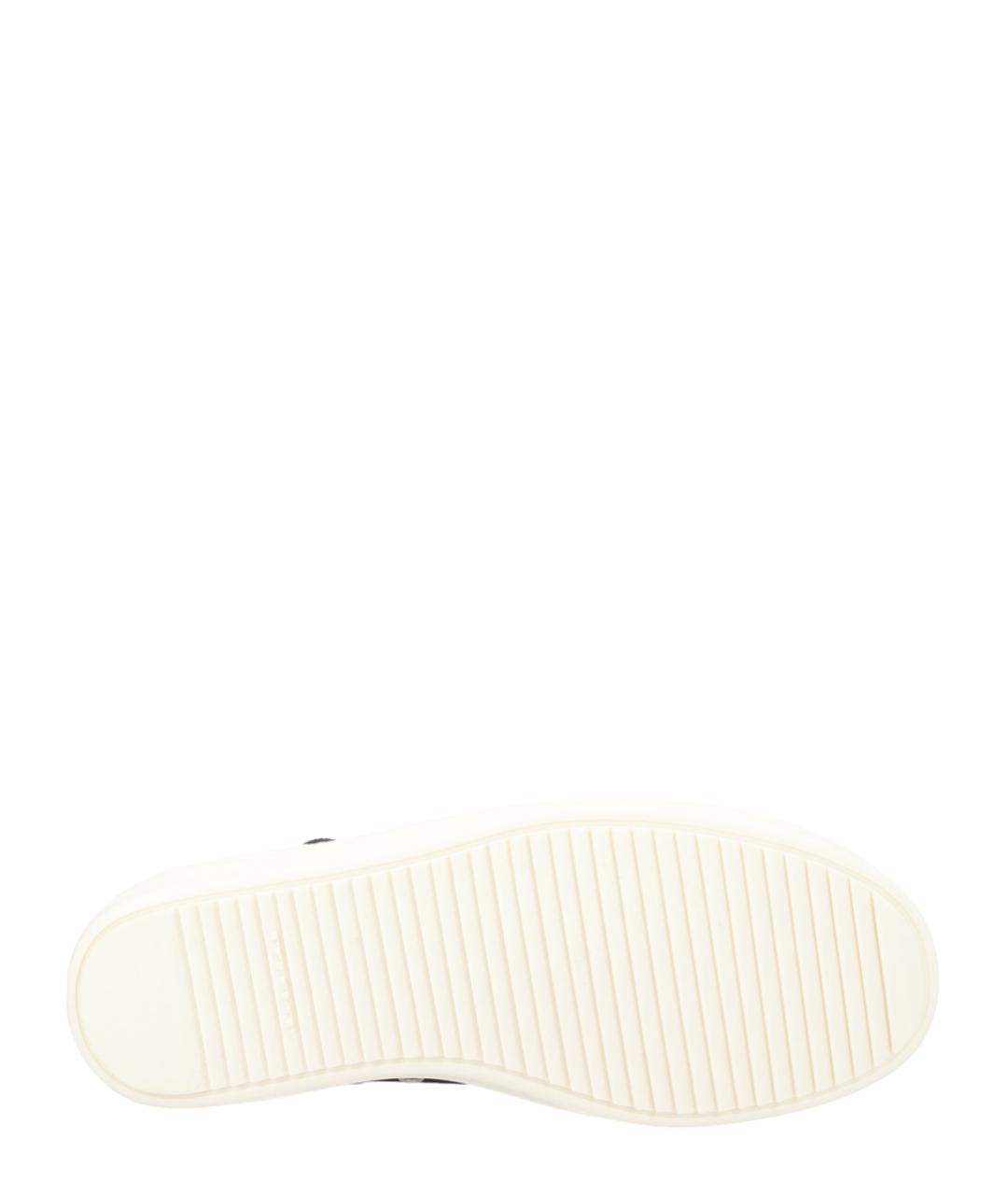 RICK OWENS DRKSHDW Черные текстильные низкие кроссовки / кеды, фото 6