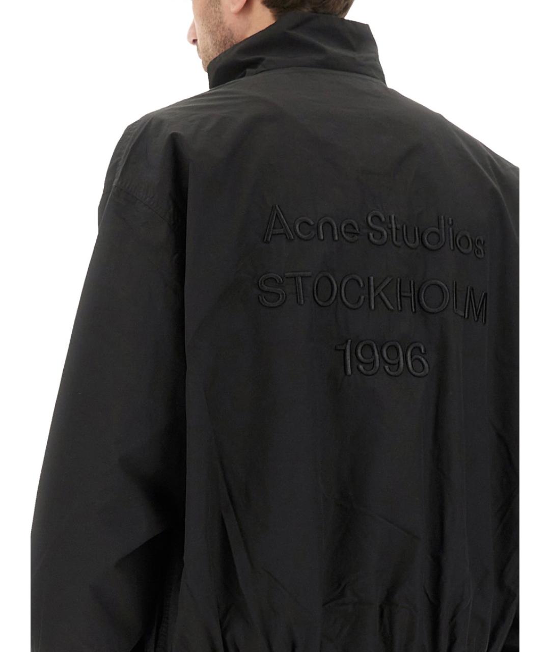 ACNE STUDIOS Черная полиэстеровая куртка, фото 4
