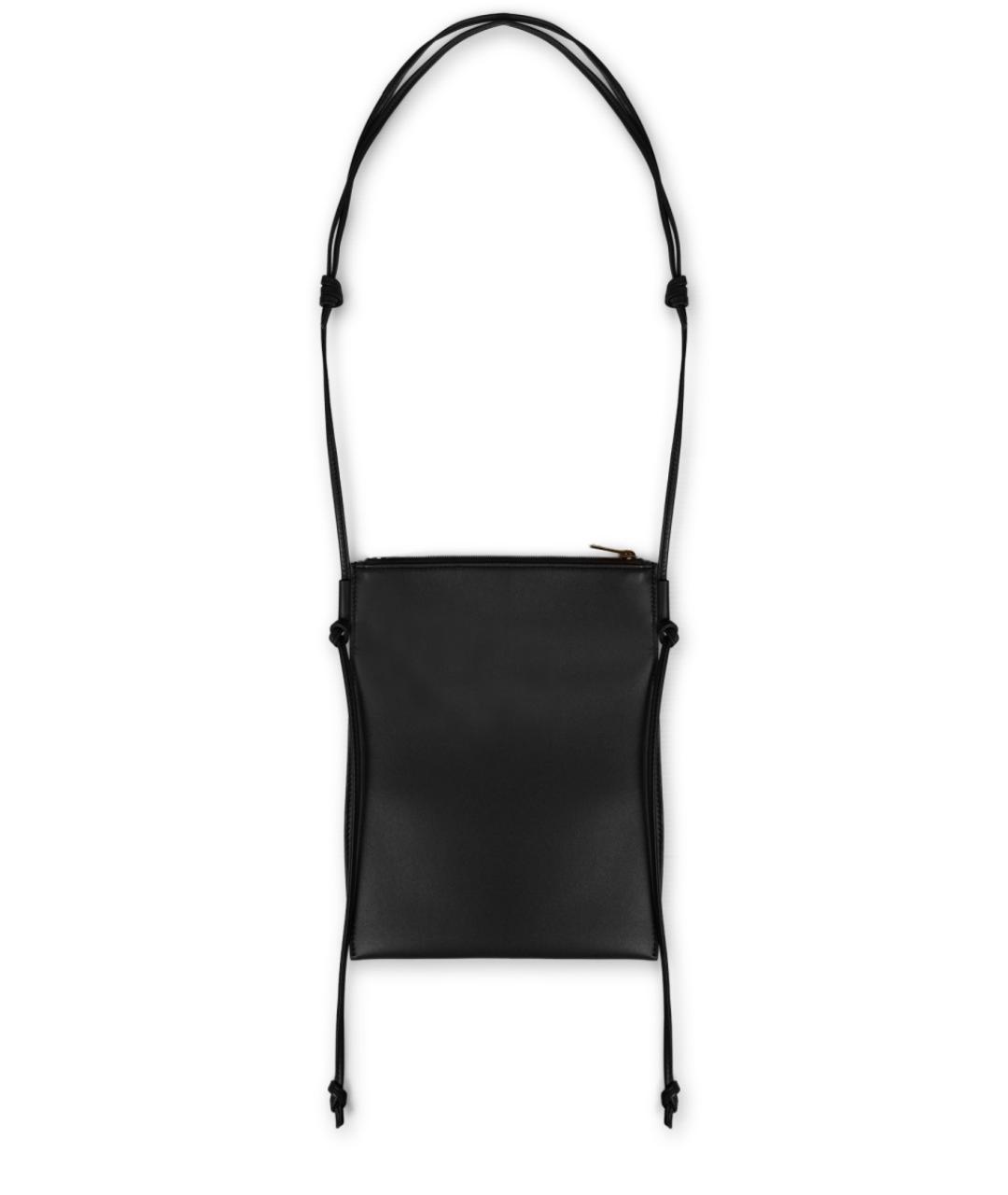 CELINE Черная кожаная сумка через плечо, фото 3