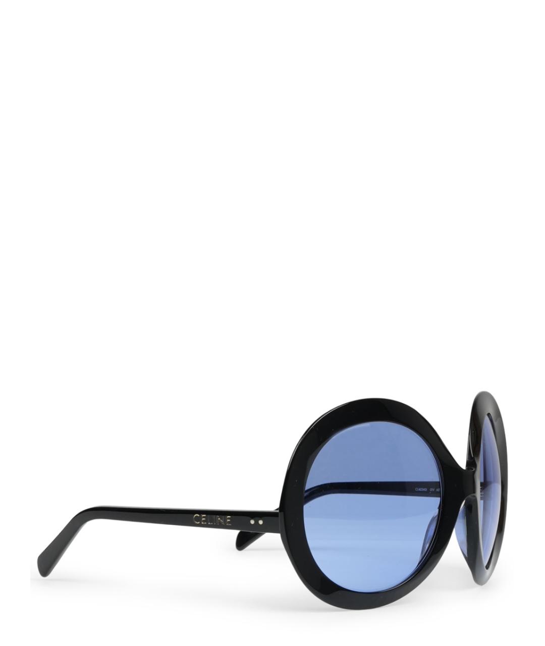 CELINE Черные пластиковые солнцезащитные очки, фото 2
