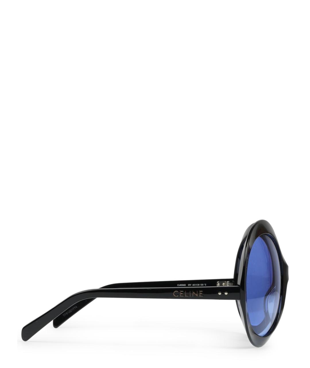 CELINE Черные пластиковые солнцезащитные очки, фото 3