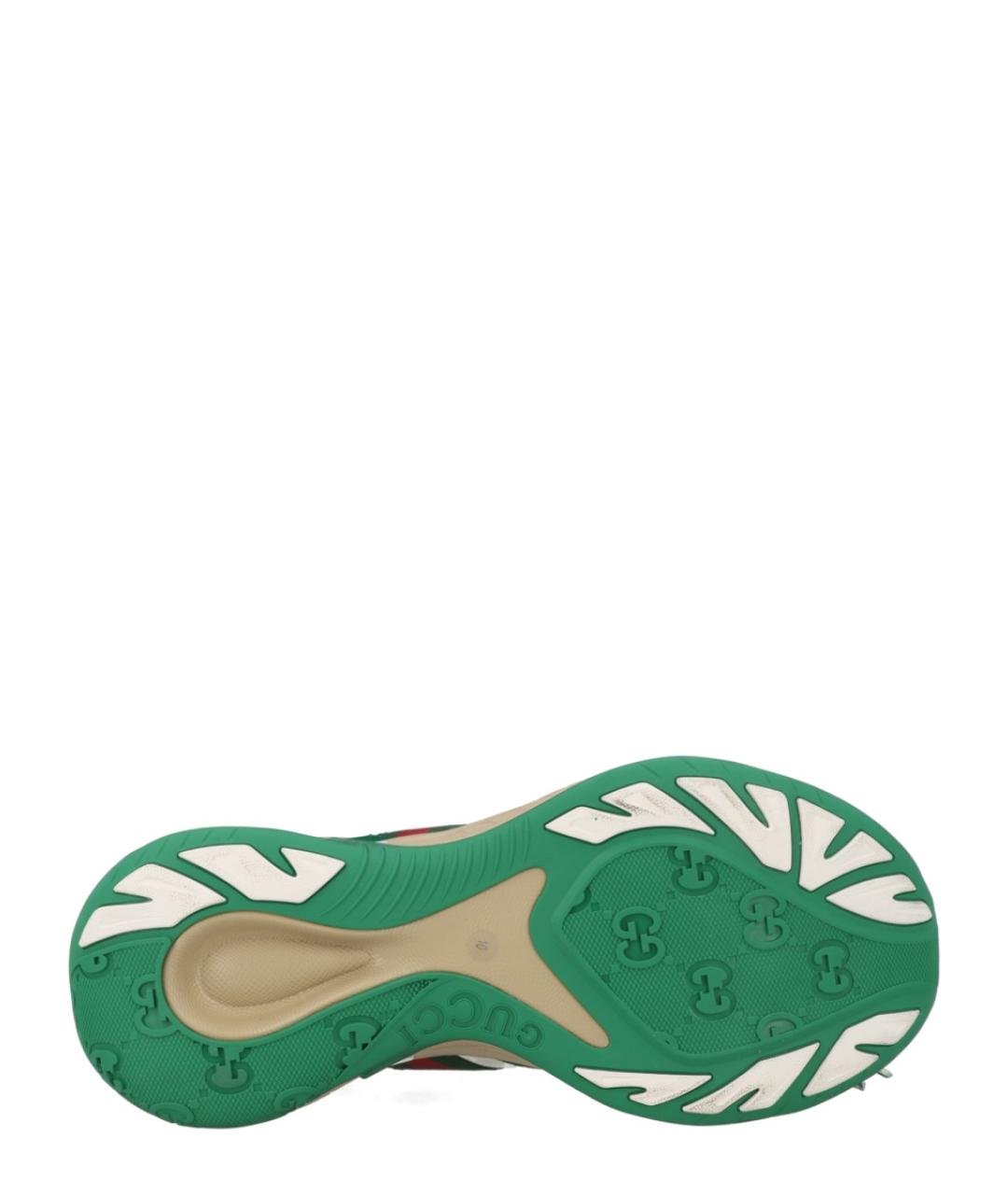 GUCCI Мульти кожаные низкие кроссовки / кеды, фото 5