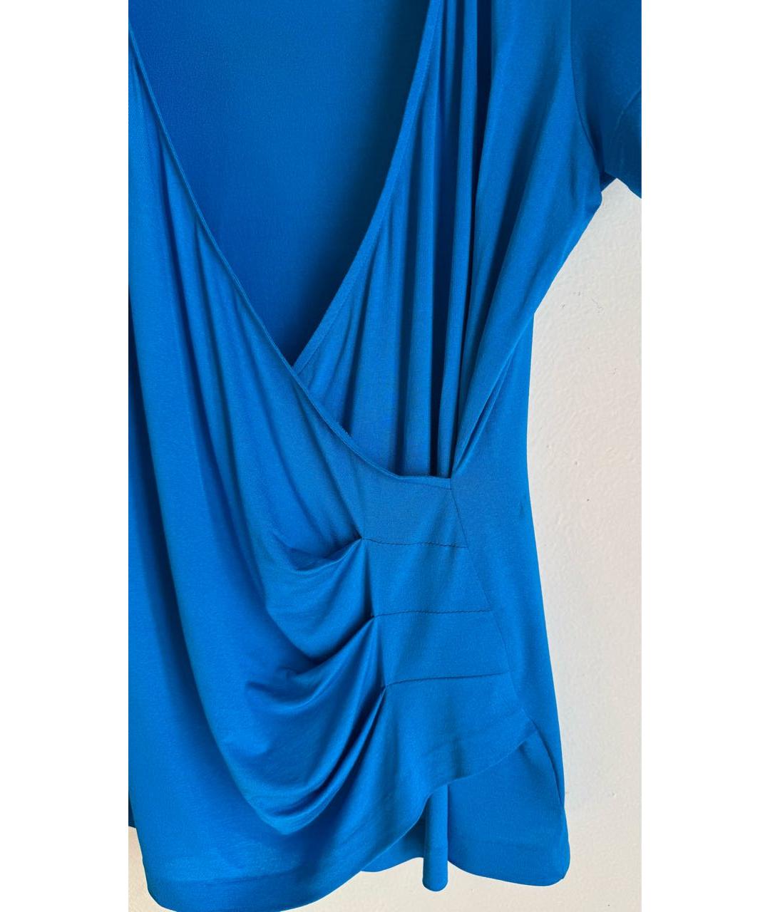 ETRO Синяя вискозная футболка, фото 4