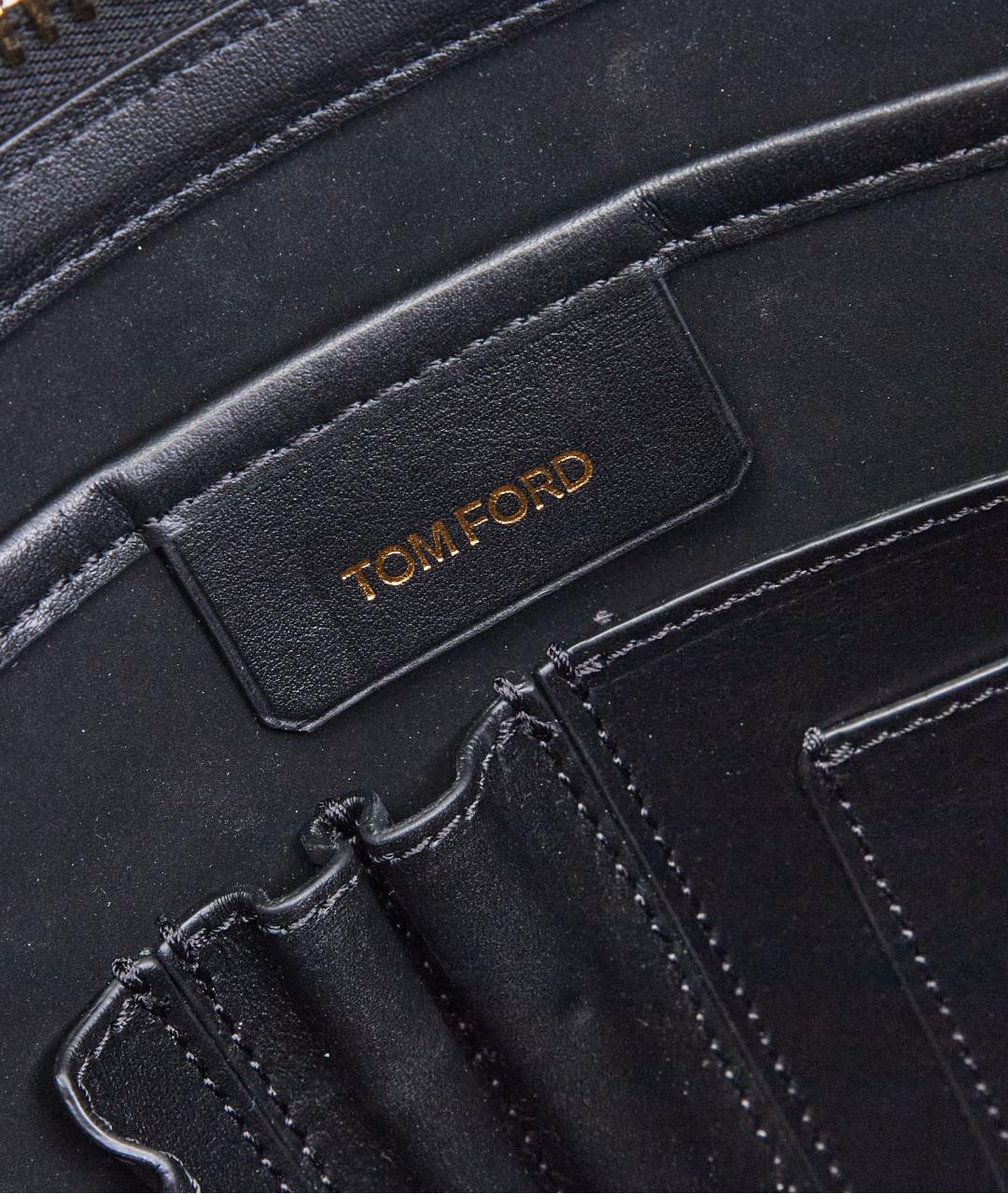 TOM FORD Черная кожаная папка для документов, фото 6