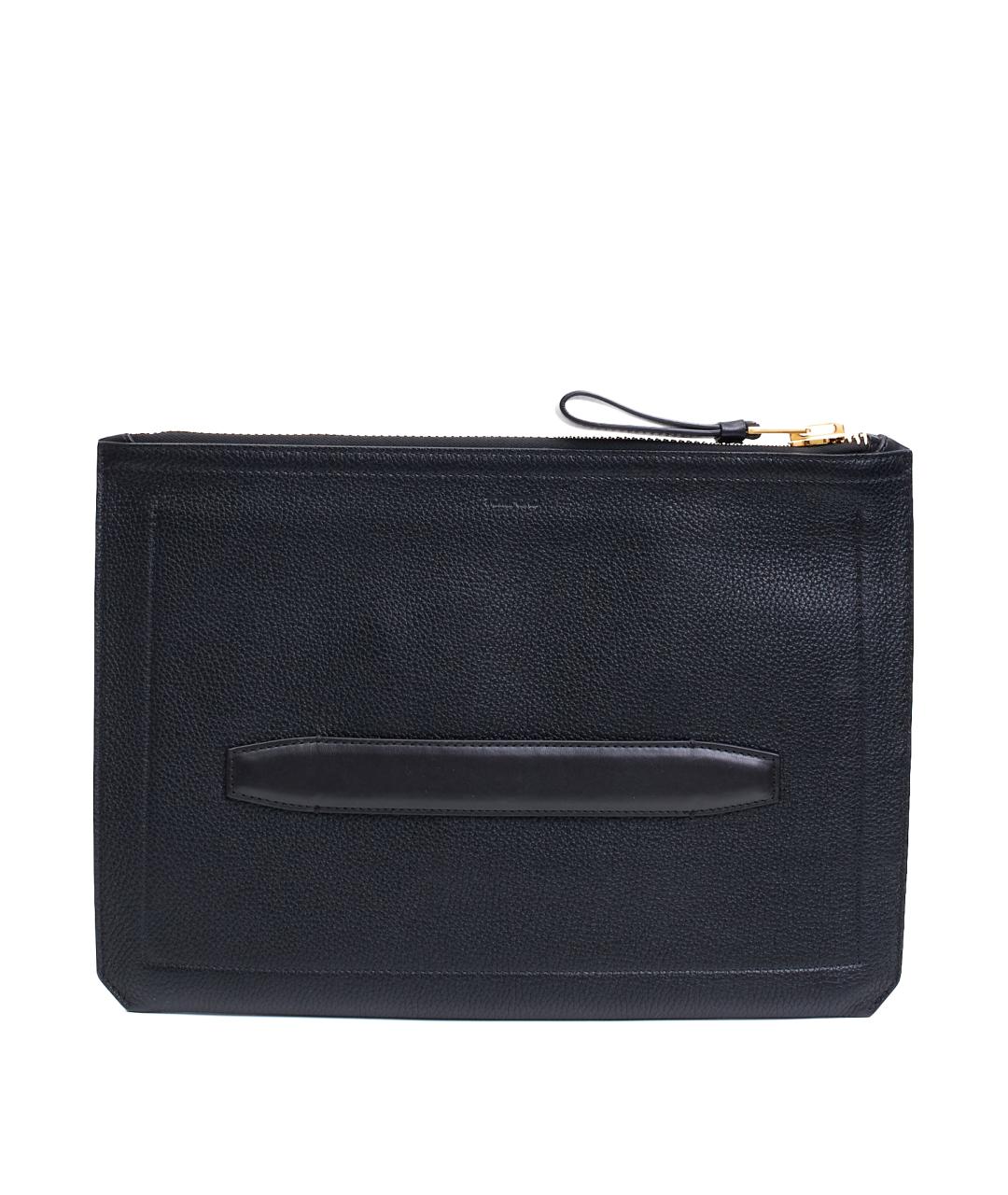 TOM FORD Черная кожаная папка для документов, фото 2