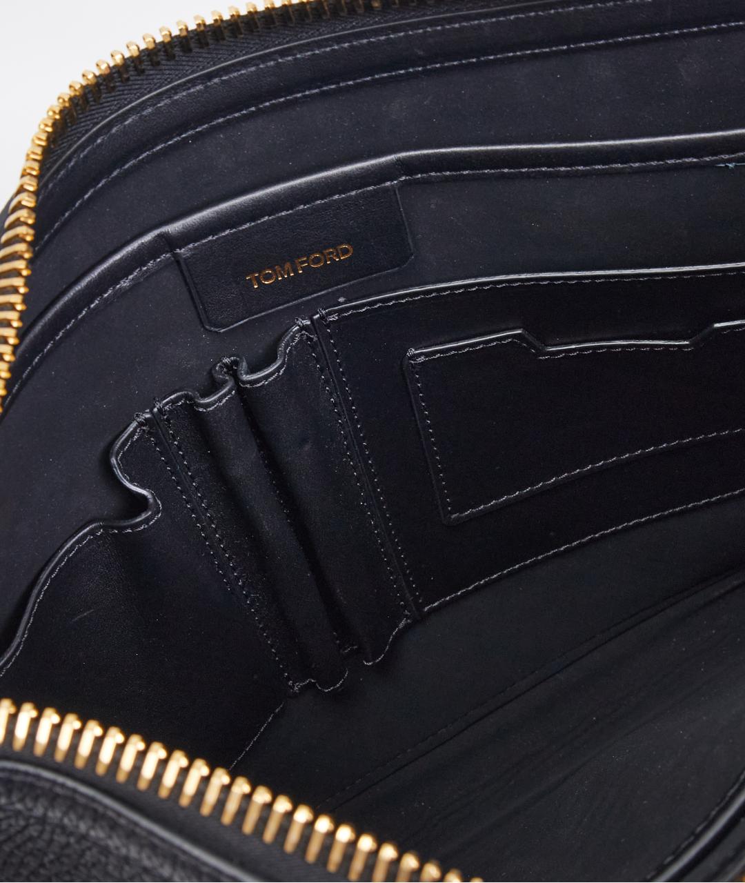 TOM FORD Черная кожаная папка для документов, фото 7