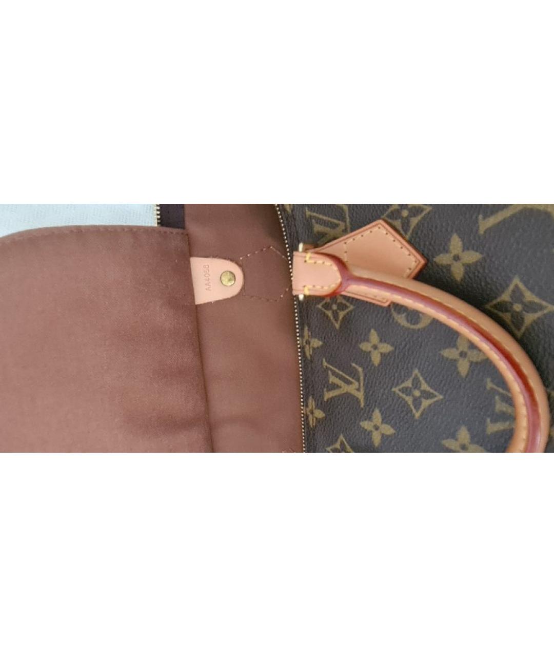 LOUIS VUITTON Коричневая сумка с короткими ручками, фото 4