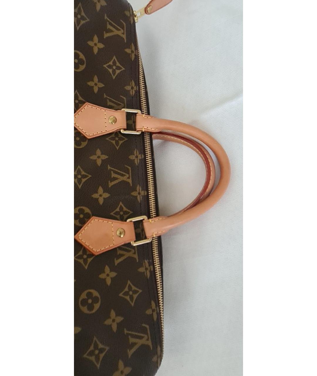 LOUIS VUITTON Коричневая сумка с короткими ручками, фото 8