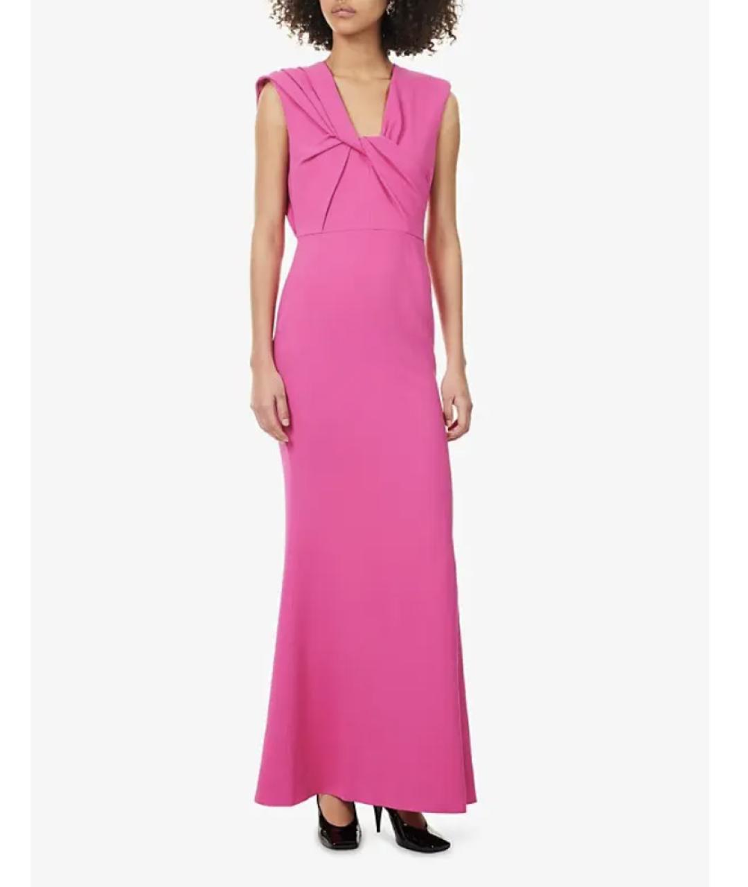 GIVENCHY Розовое вискозное вечернее платье, фото 4