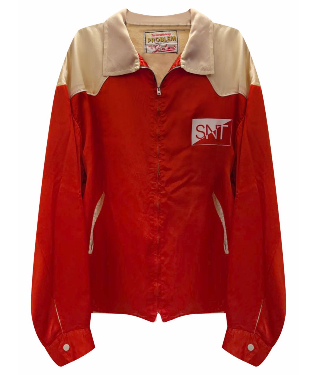 SAINT Mxxxxxx Красная атласная куртка, фото 1