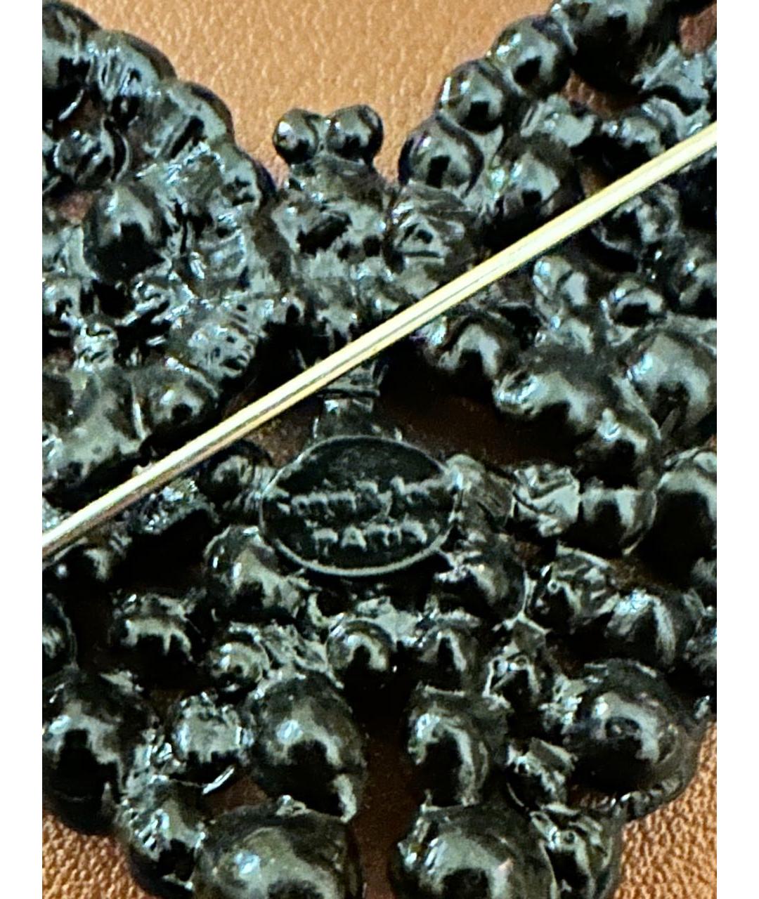 Sonya Rykiel Фиолетовая металлическая булавка / брошь, фото 4