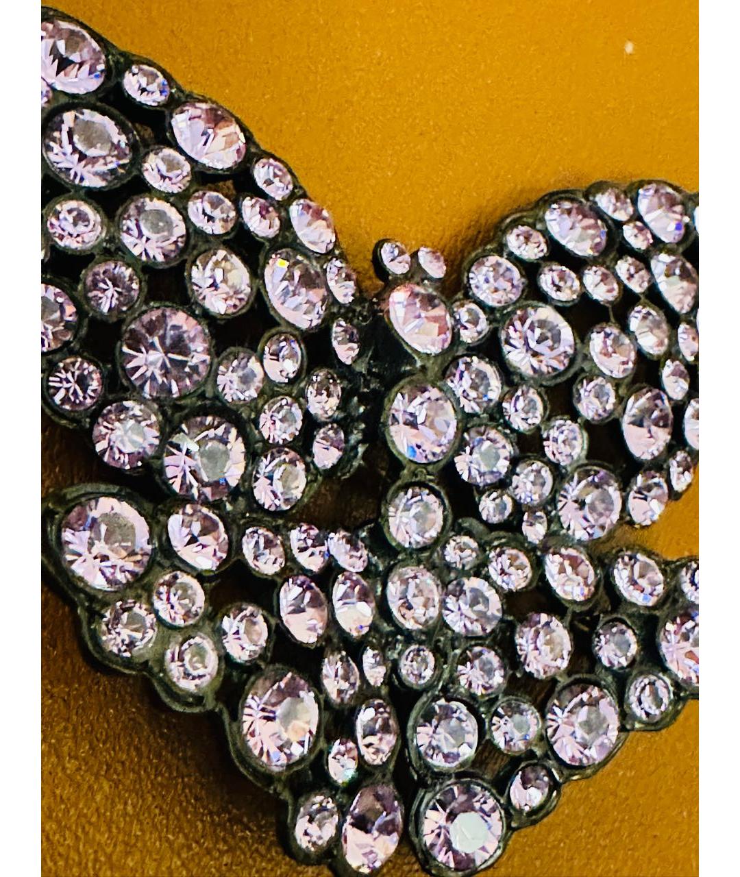 Sonya Rykiel Фиолетовая металлическая булавка / брошь, фото 5