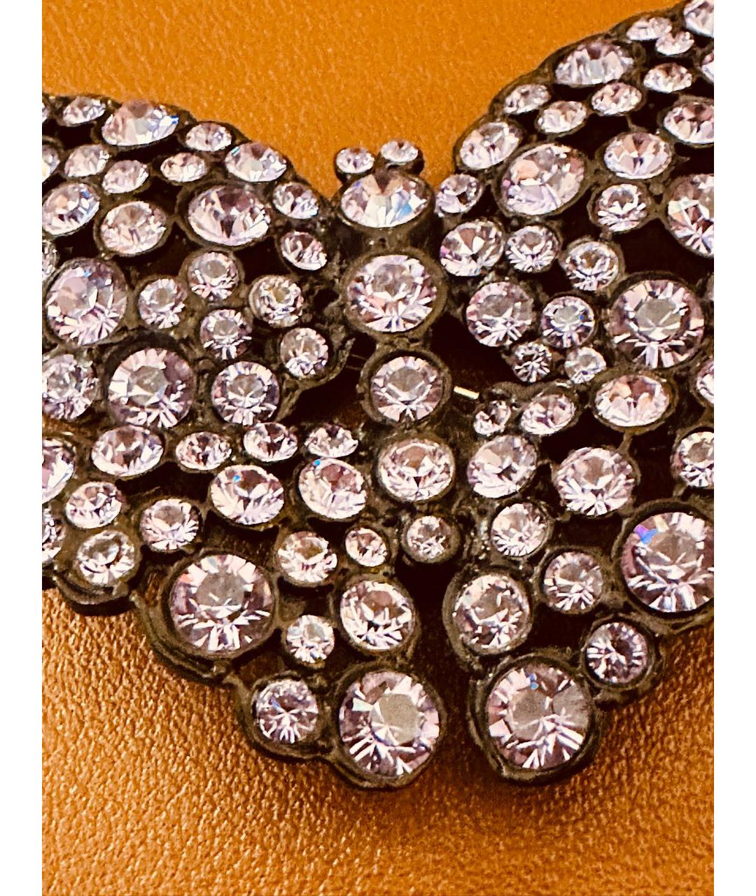 Sonya Rykiel Фиолетовая металлическая булавка / брошь, фото 7