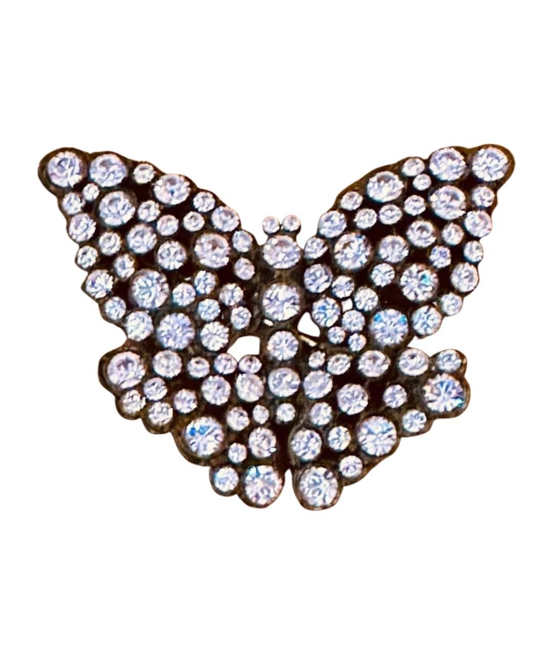 Sonya Rykiel Фиолетовая металлическая булавка / брошь, фото 1