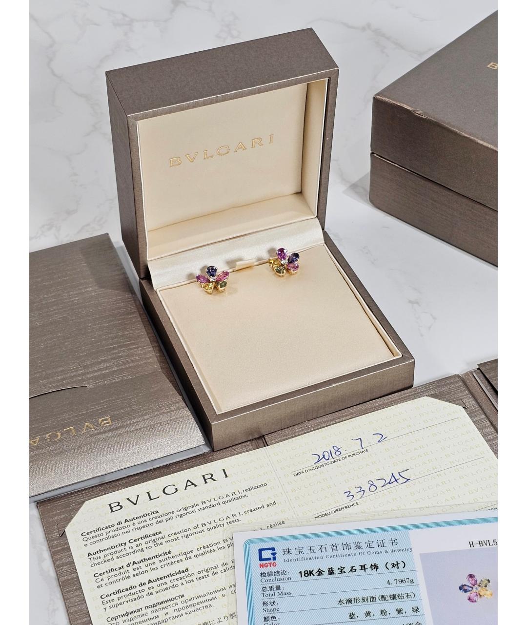 BVLGARI Мульти серьги из розового золота, фото 2