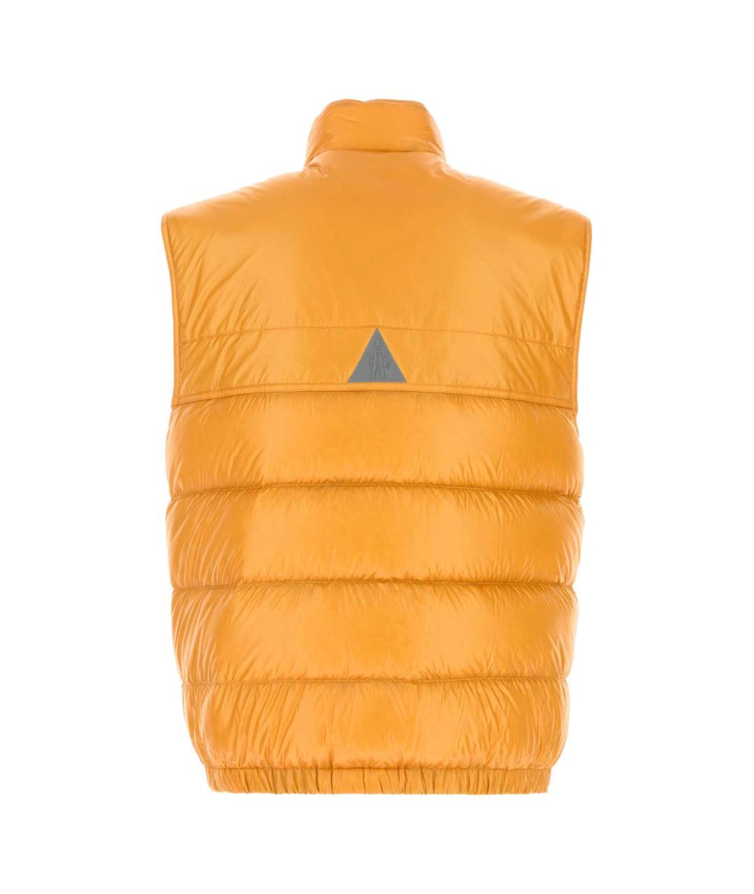 MONCLER GRENOBLE Желтый полиэстеровый жилет, фото 2