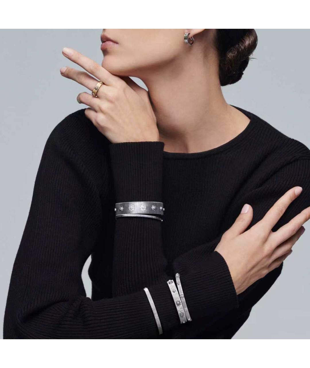 Buccellati Серебрянный браслет из белого золота, фото 3