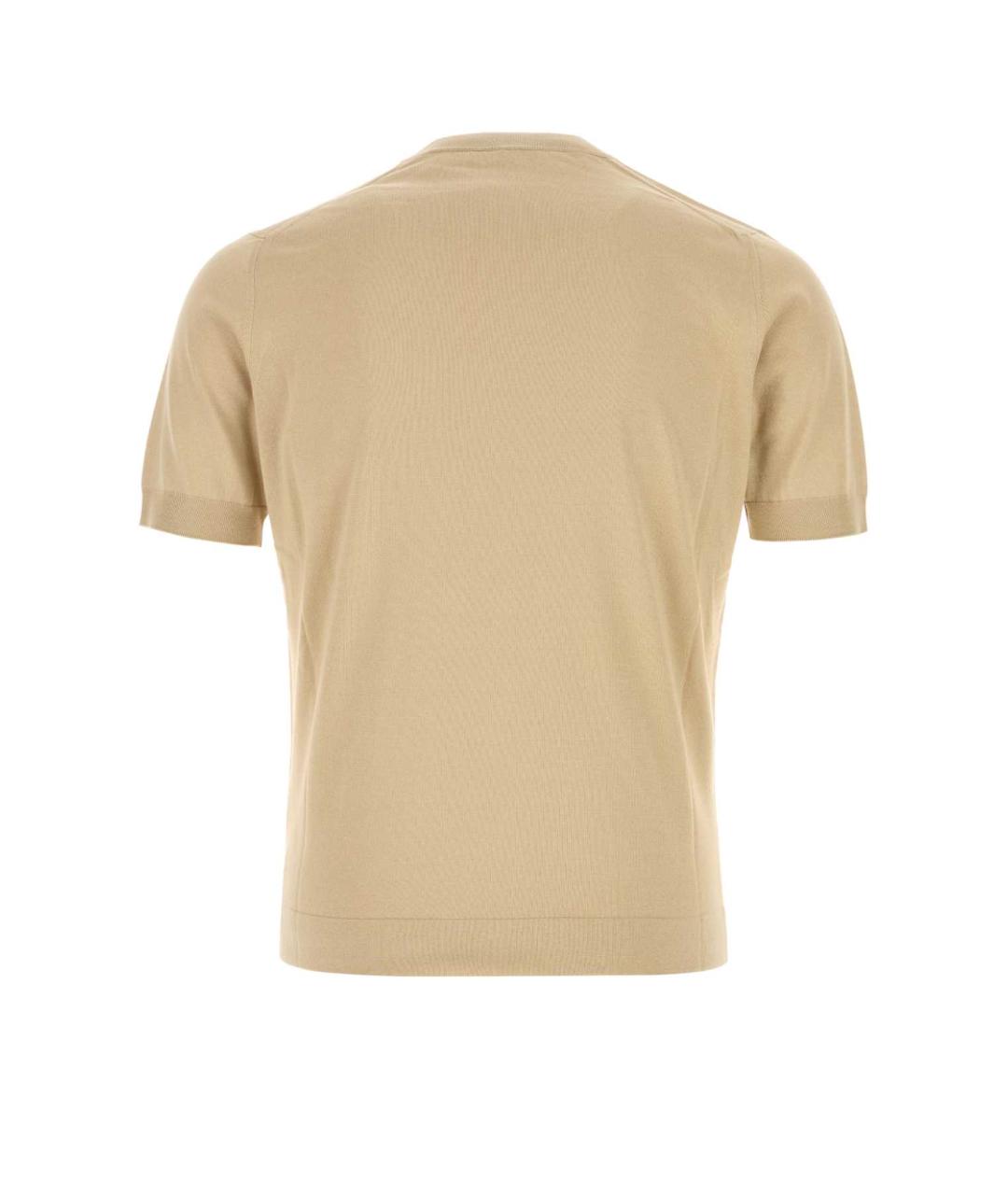 PRADA Бежевый хлопковый джемпер / свитер, фото 2