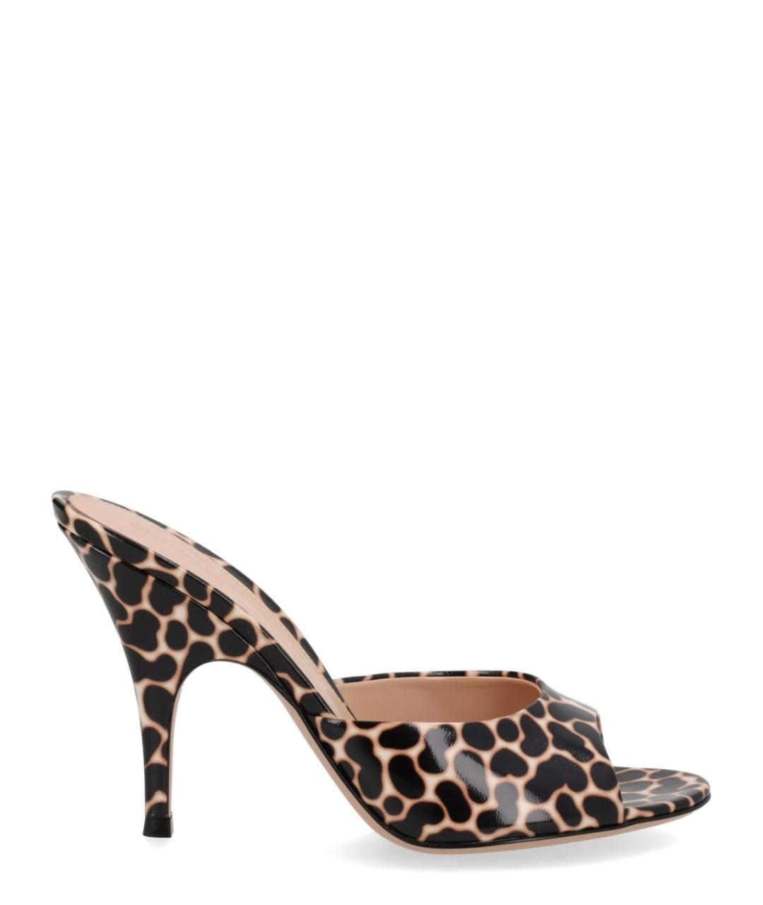 GIANVITO ROSSI Мульти кожаные мюли, фото 1