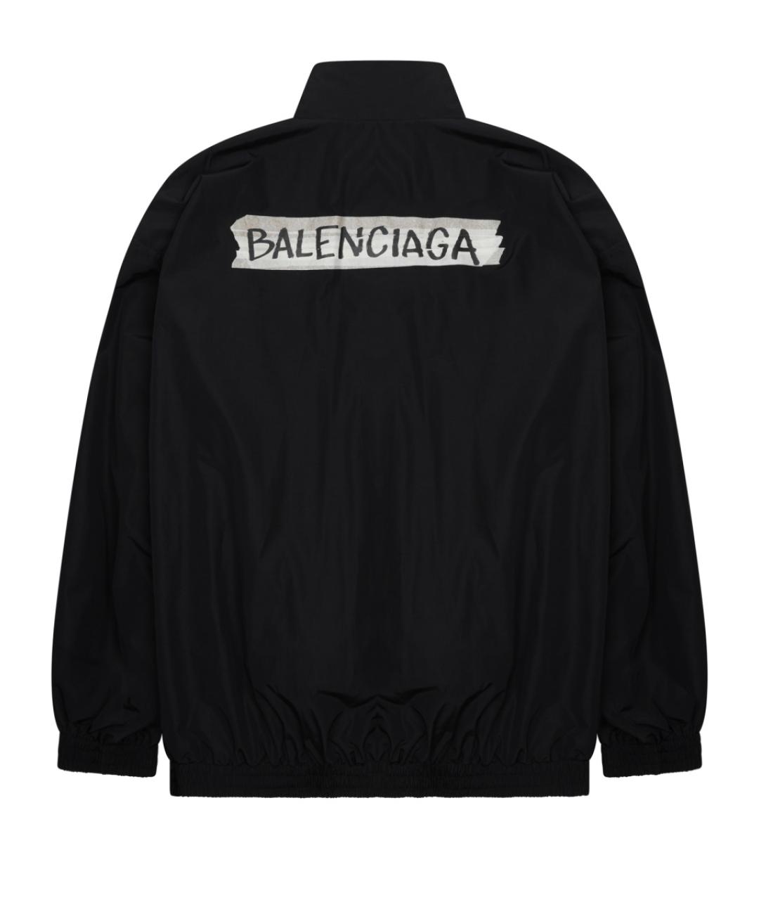 BALENCIAGA Черная хлопковая куртка, фото 2