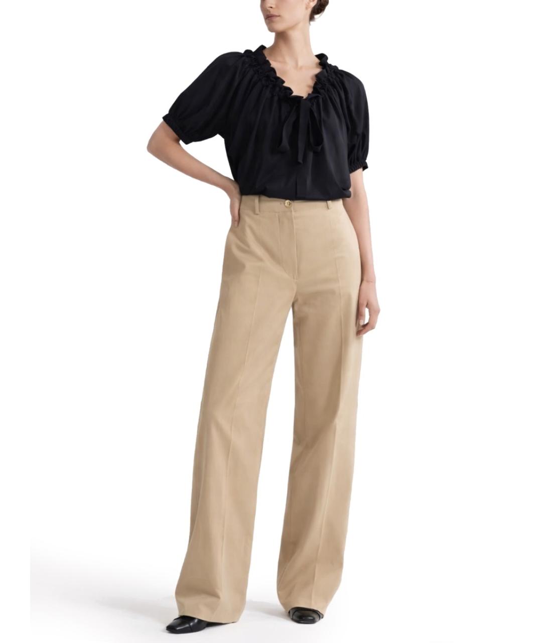 PATOU Черная хлопковая блузы, фото 2