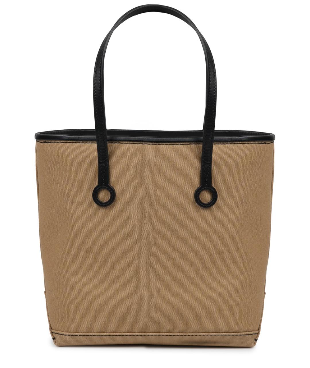 J.W.ANDERSON Бежевая тканевая сумка тоут, фото 3