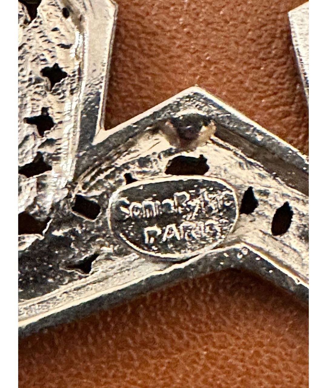 Sonya Rykiel Серебряная металлическая булавка / брошь, фото 4