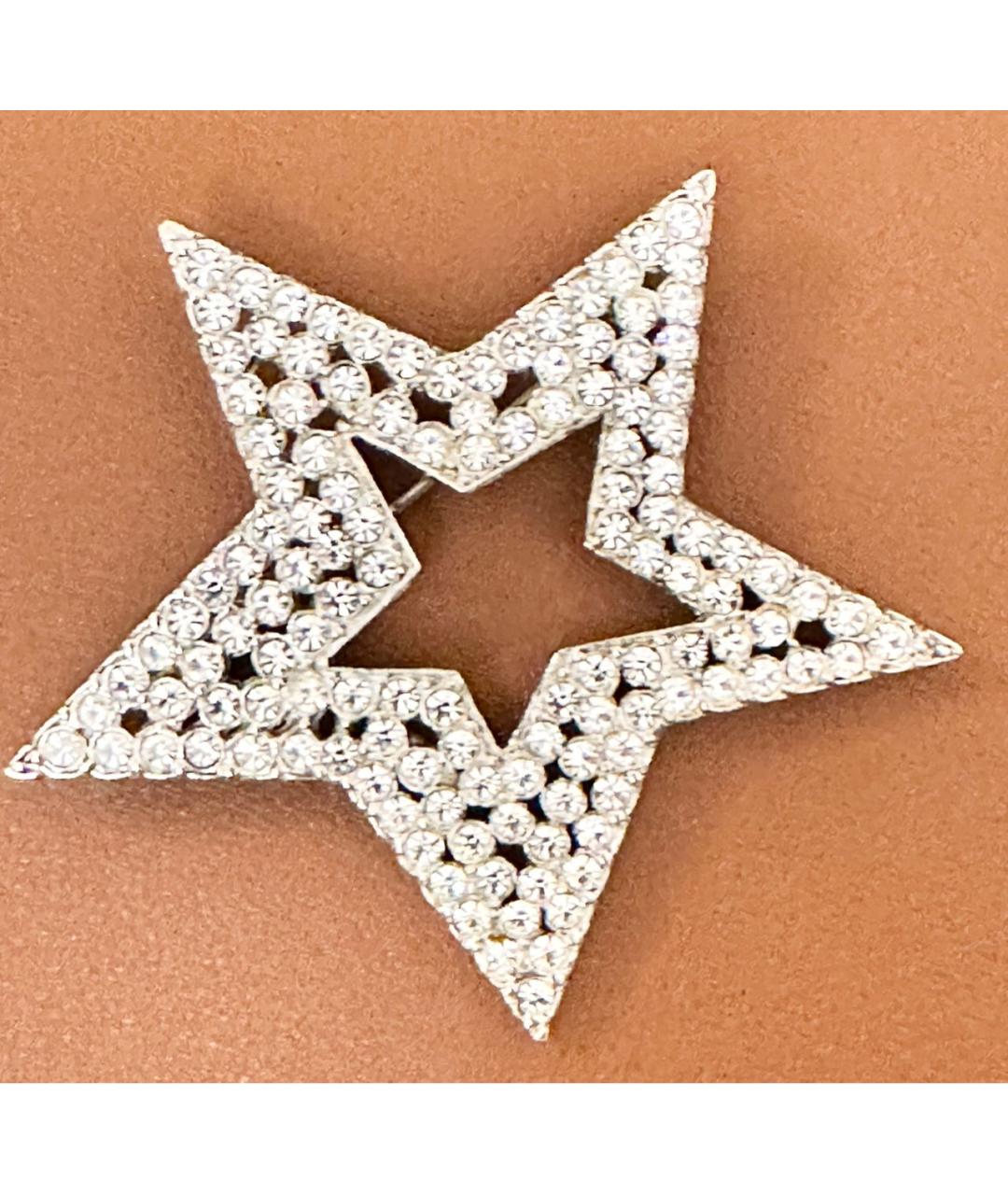 Sonya Rykiel Серебряная металлическая булавка / брошь, фото 8