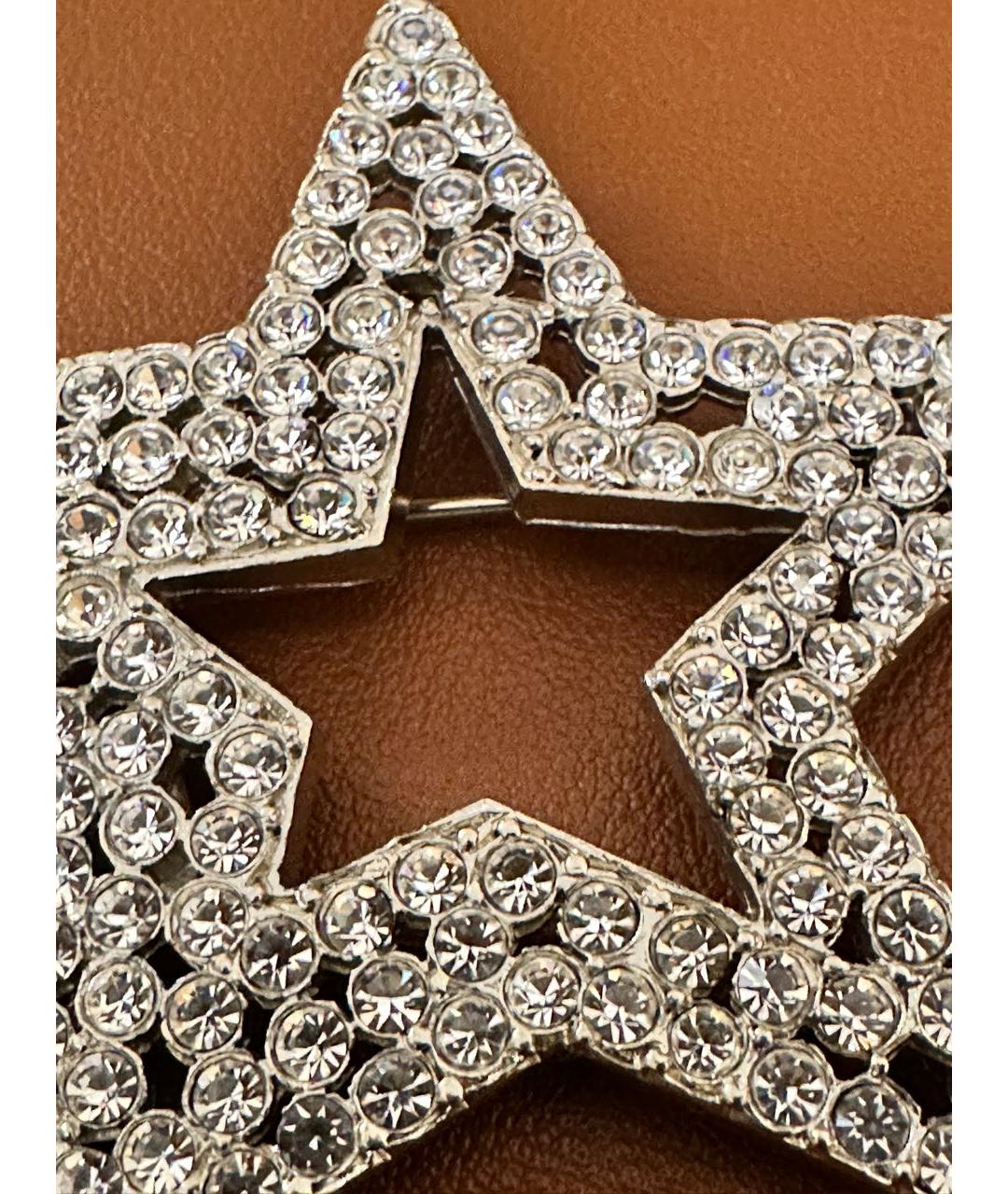 Sonya Rykiel Серебряная металлическая булавка / брошь, фото 6